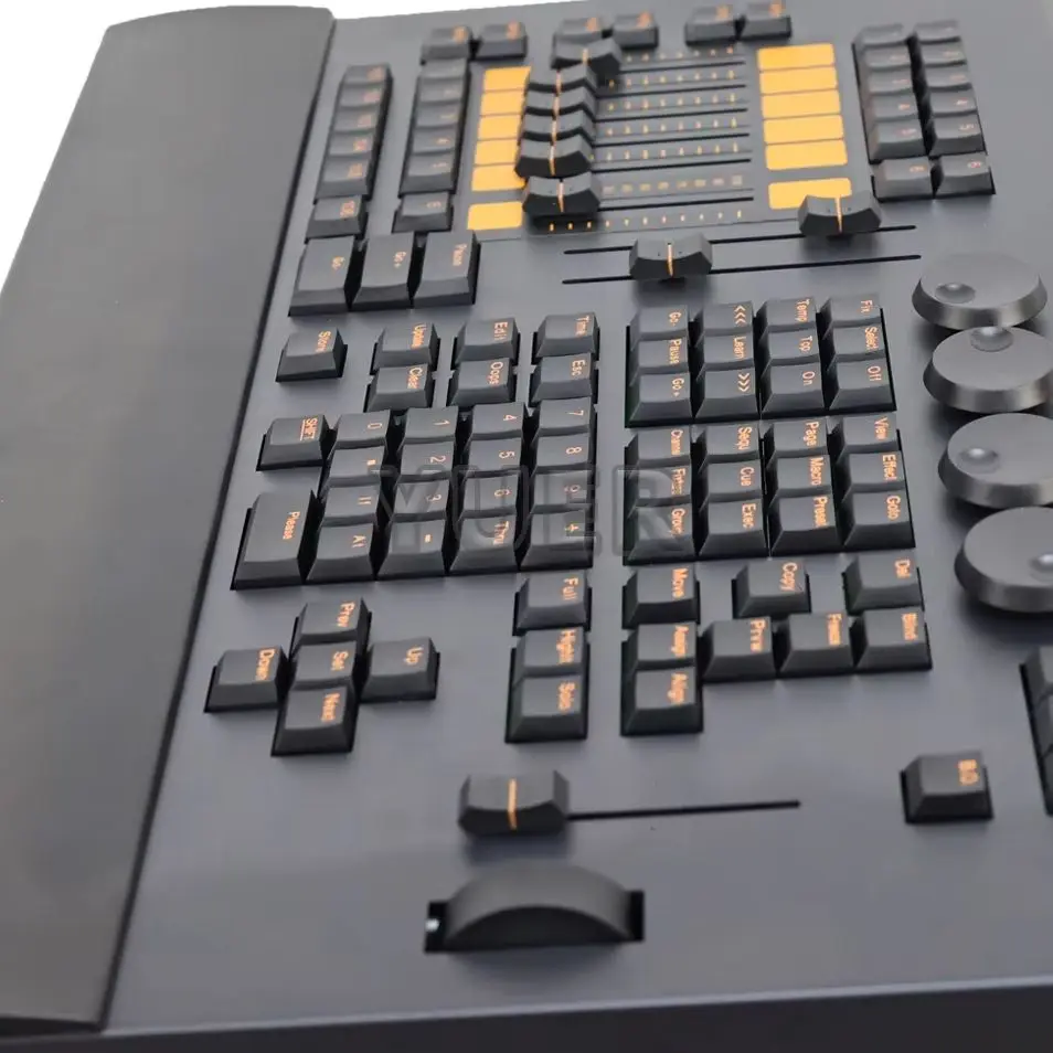 Command Wing Controller for Stage Lighting, DMX Moving Head, Software Connect, versão mais recente, 2048 parâmetros, Fader Wing