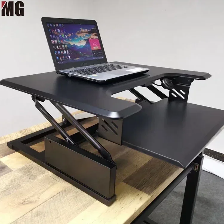 Black Portable Adjustable Folding Laptop Computer Desk Stand Table