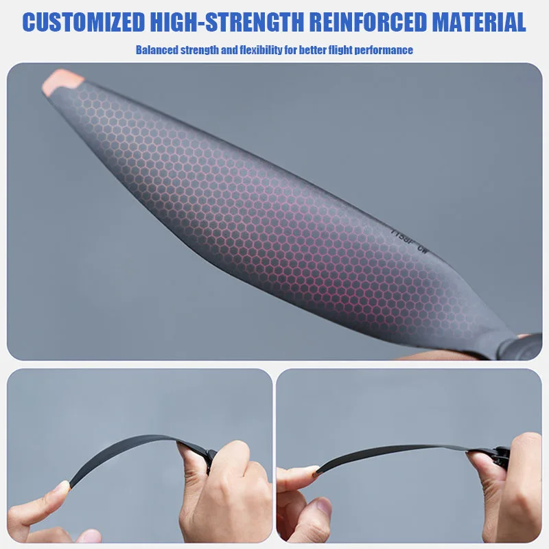 VOLODYMYR 1158F Propellers Replacement for DJI Mavic 4 Pro Drone Noise Reducing Quick Release Quickly Install Blade Props Kit