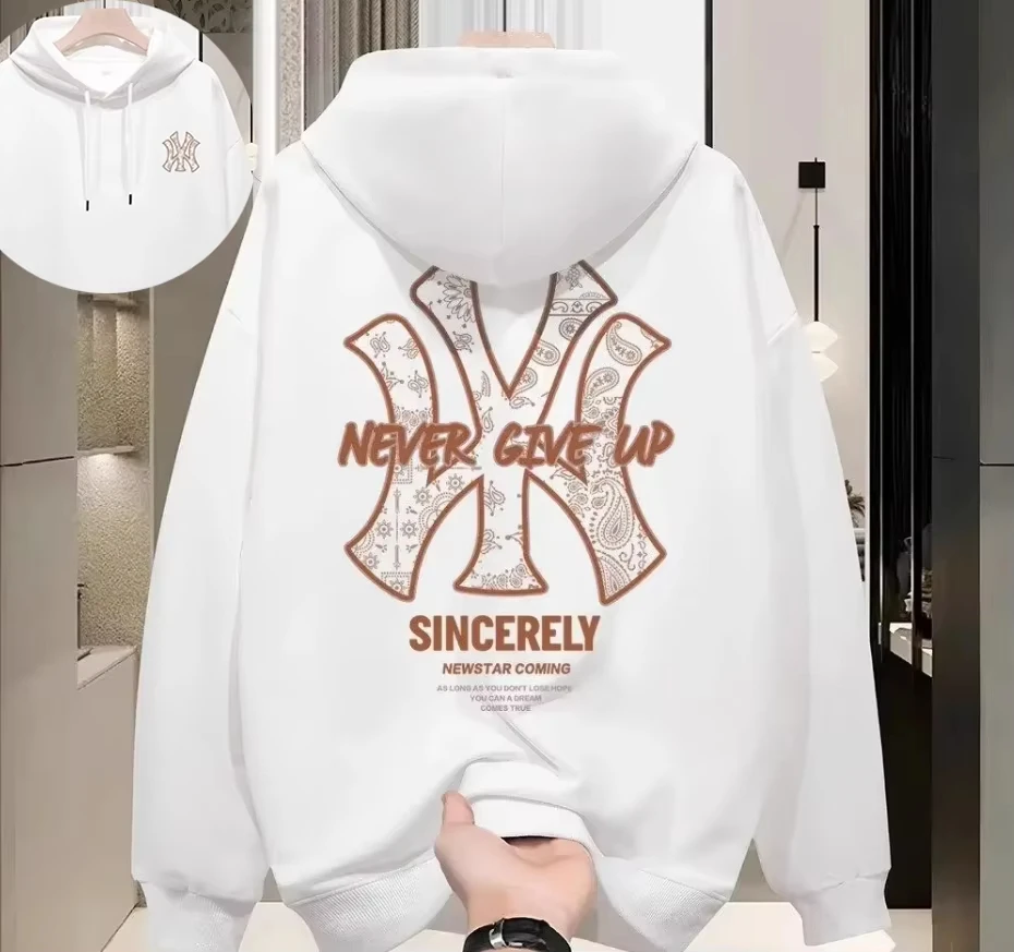 2026 Couple Collection - New Men's Hoodie for Autumn_Winter - American Retro Style preppy Tracksuit