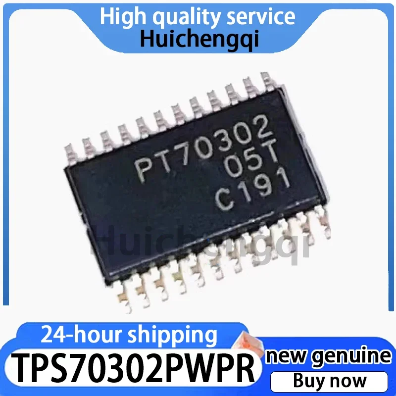 1PCS TPS70302PWPR Package HTSSOP-24 Dual Channel Ultra-low Voltage Drop Regulator