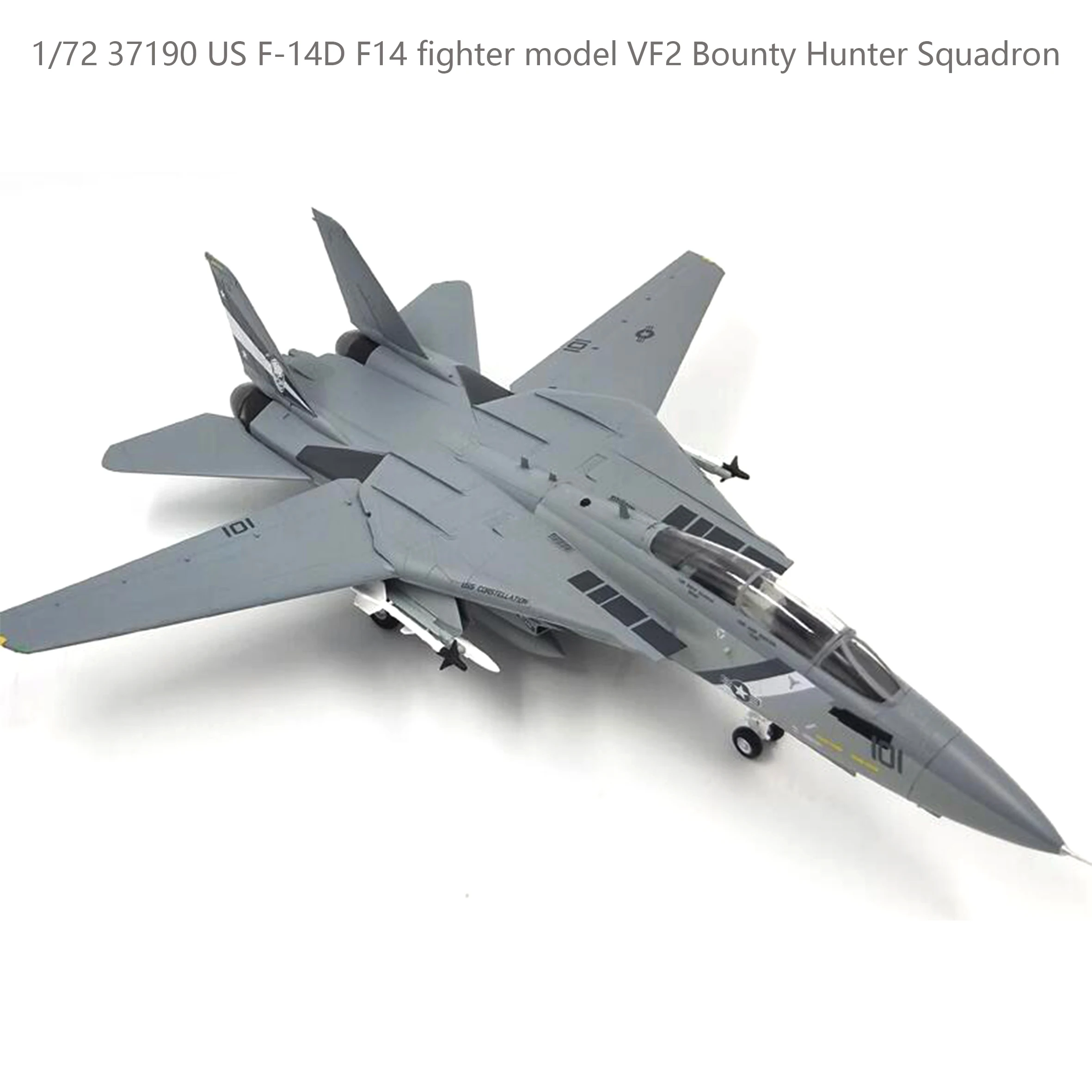 

1/72 37190 US F-14D F14 fighter model VF2 Bounty Hunter Squadron Finished product collection model