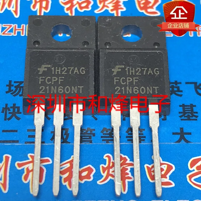 Free shipping  FCPF21N60NT  TO-220F 600V 21A       10PCS