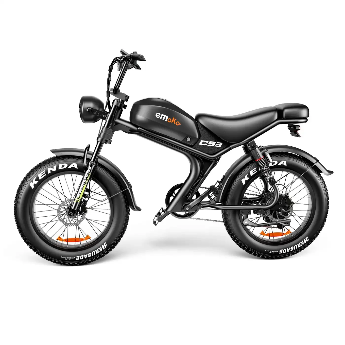 EMOKO C93 PRO – Neues EU-Modell: 1500W, 48V, 23Ah Erwachsenen-Elektrofahrrad mit 24-Zoll-Reifen, LCD-Display, Höchstgeschwindigkeit von 50 km/h, Reichweite von 60–80 km, Verfügbar für schnelle