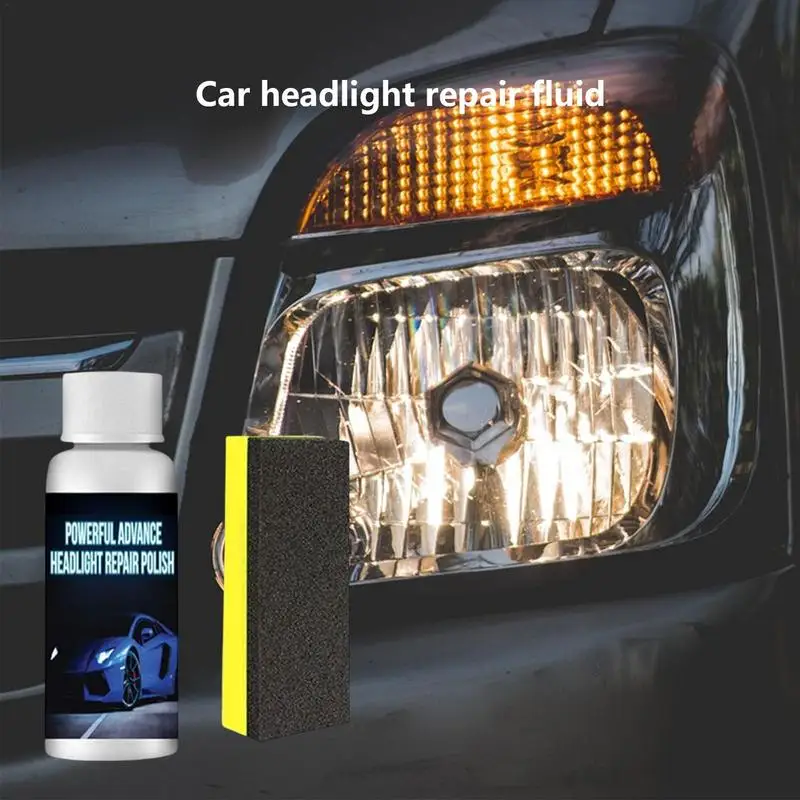 Headlight Restoration Spray Car Headlight Scratch Restoring Fluid For Headlight Repair Easy Using Car Supplies For Refurbishment