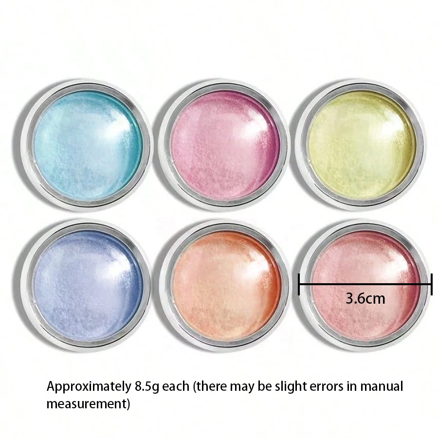 6pcs Auroras polvere per unghie effetto specchio metallico pigmento olografico camaleonte per Nail Art Gel Polish Mermaid Dipping