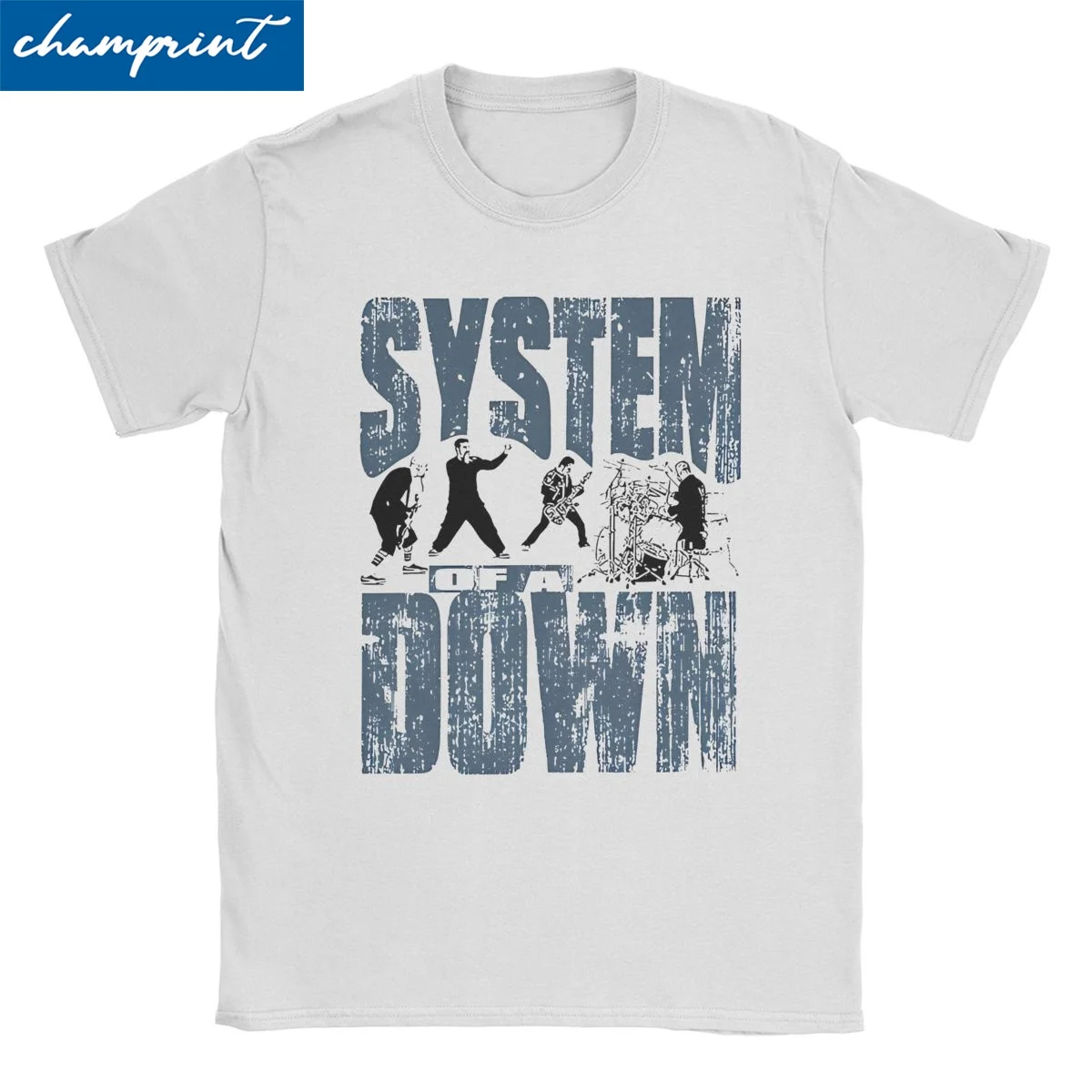 Men Women's Walkin Space Rock Heavy Metal Band T Shirts System Of A Downs SOAD Pure Cotton Clothing Tee Shirt Plus Size T-Shirts