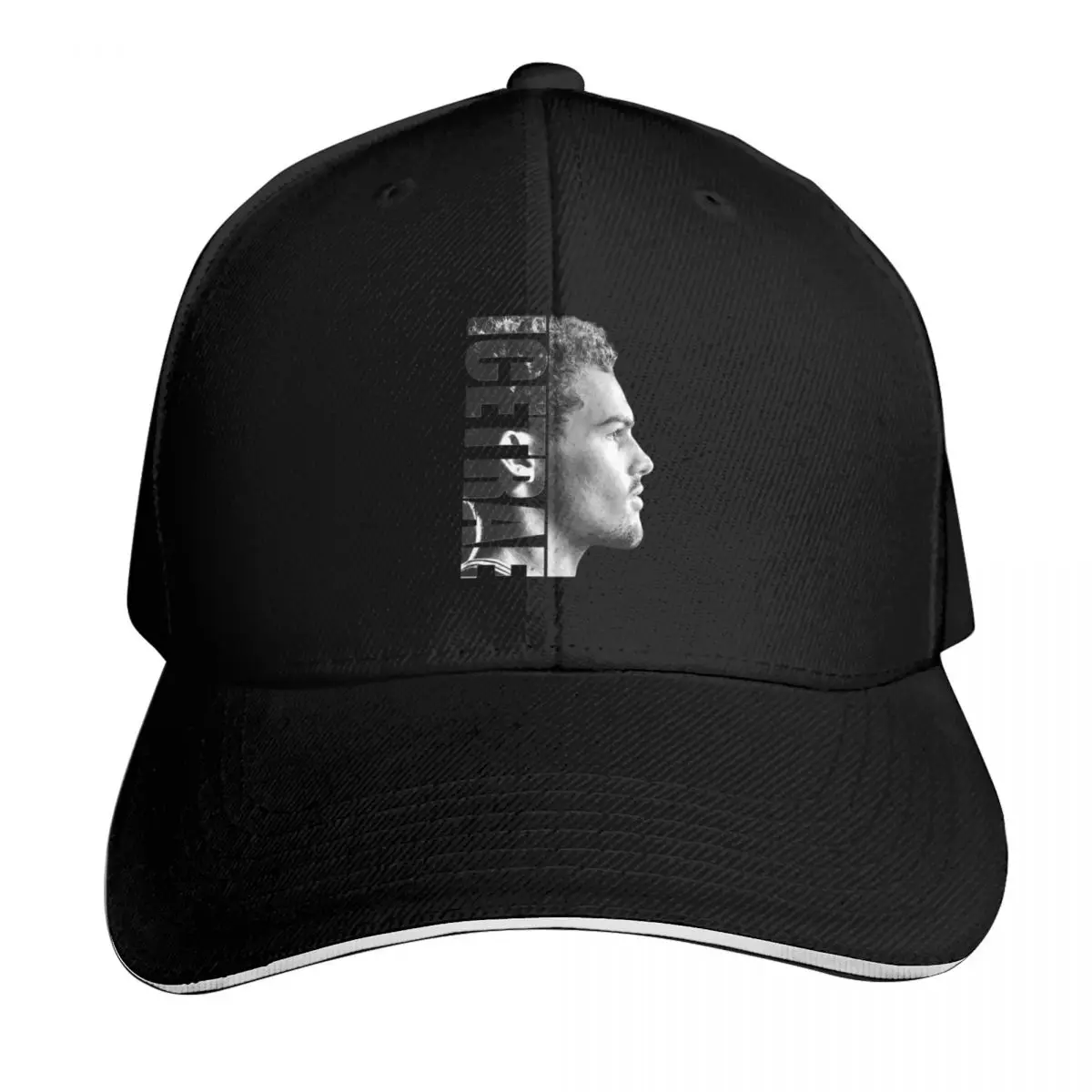 Trae Young - ICE Trae - Black/White Baseball Cap Ball Cap Golf Hat Trucker Hat Men's Caps Women's