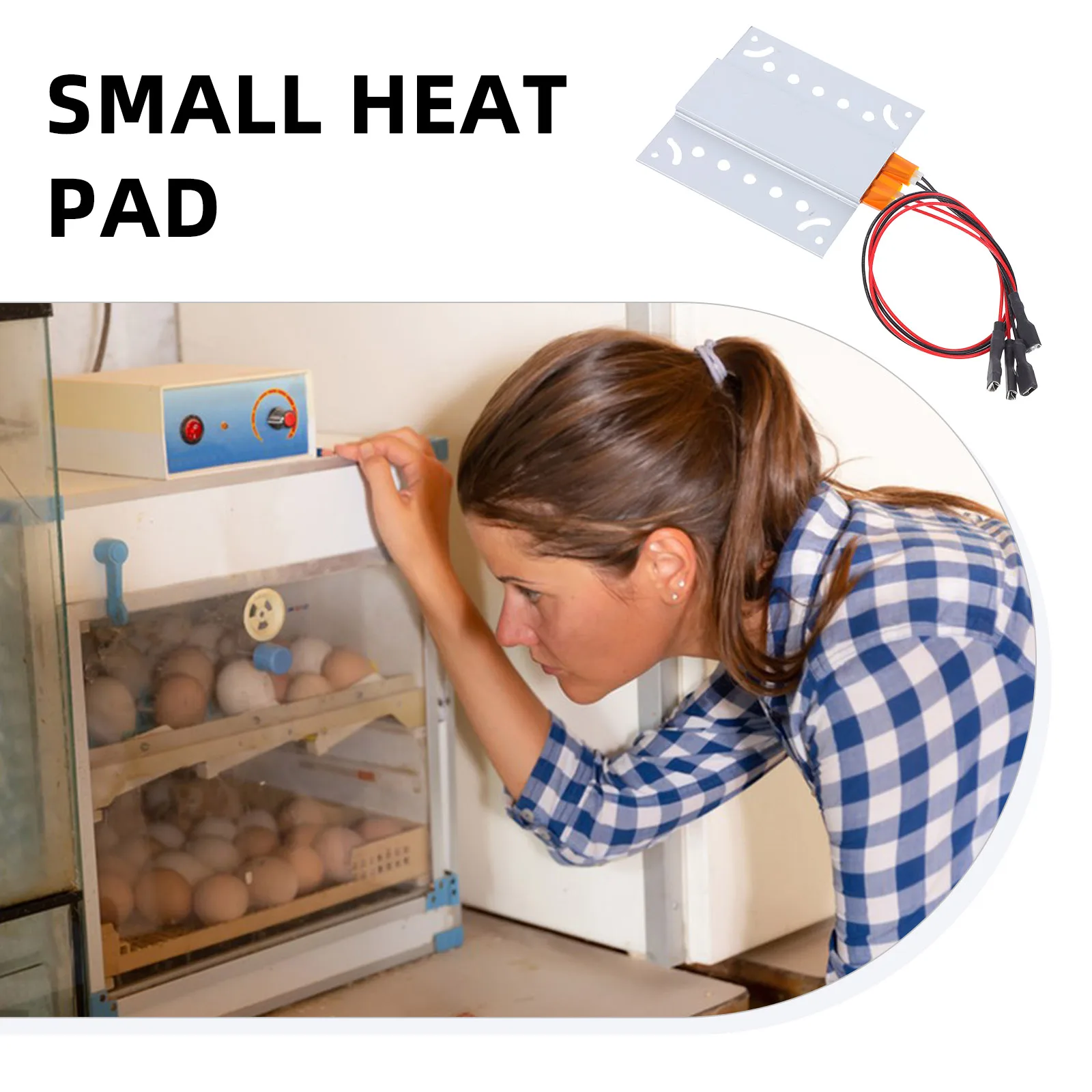 

Incubator Heating Sheet Pad Components Fever for Reptile Tank Aluminum Alloy Heater Reptiles