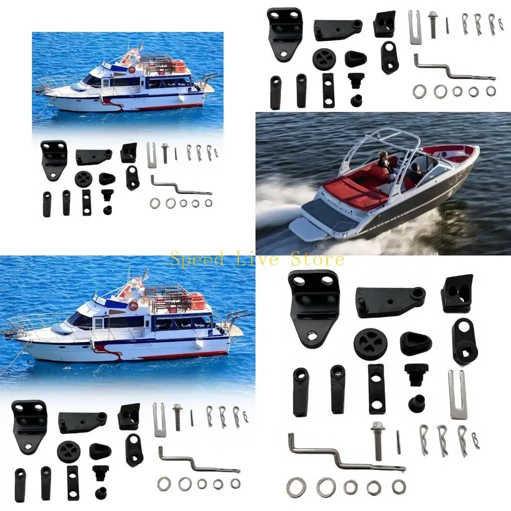 

547C 65W-48501-00 Throttle and Shifts Attachment for 4 Strokes F25 Engine