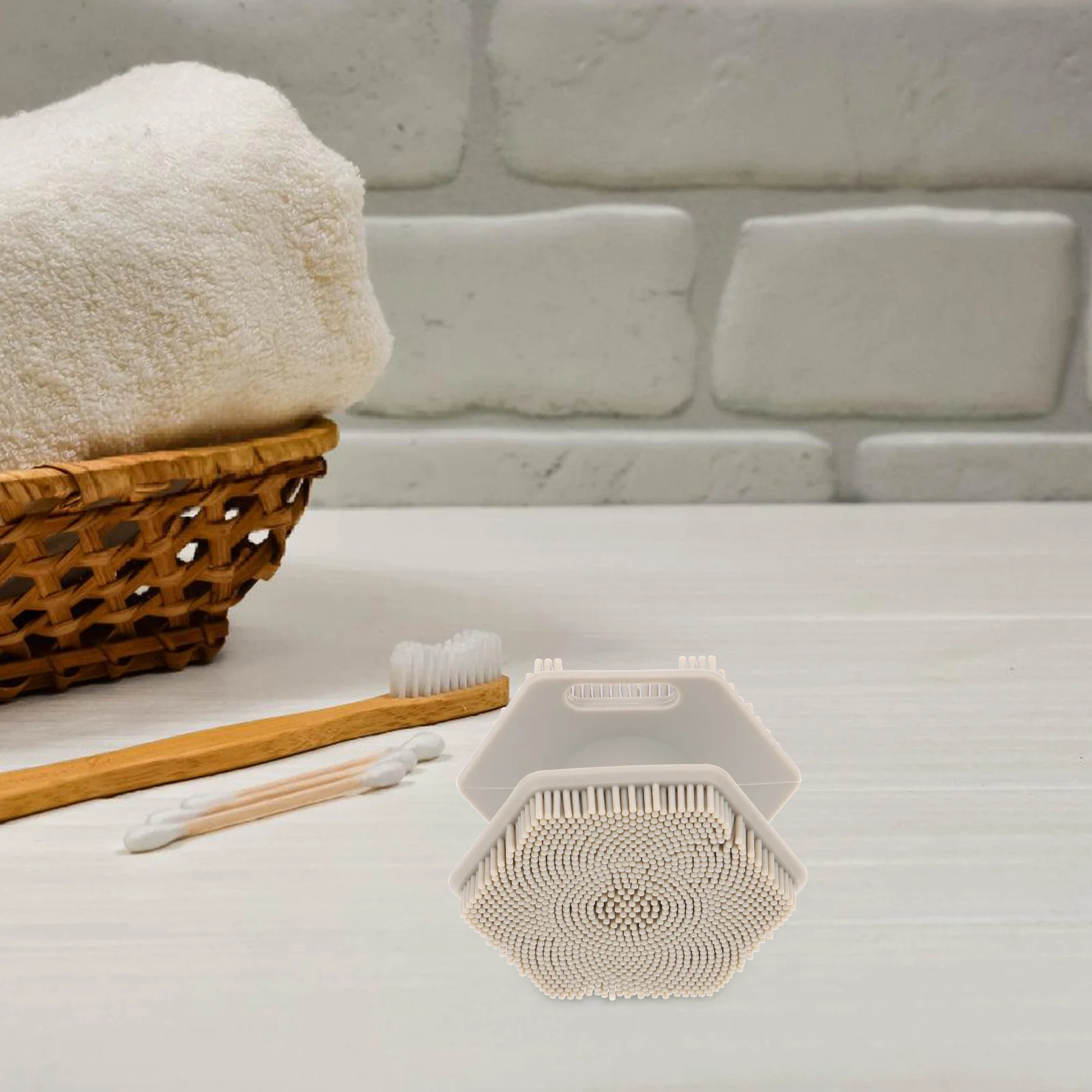 فرشاة تنظيف الوجه من السيليكون مزدوجة الجوانب، منظف المسام العميقة، مقشر الوجه لإزالة الرؤوس السوداء #6