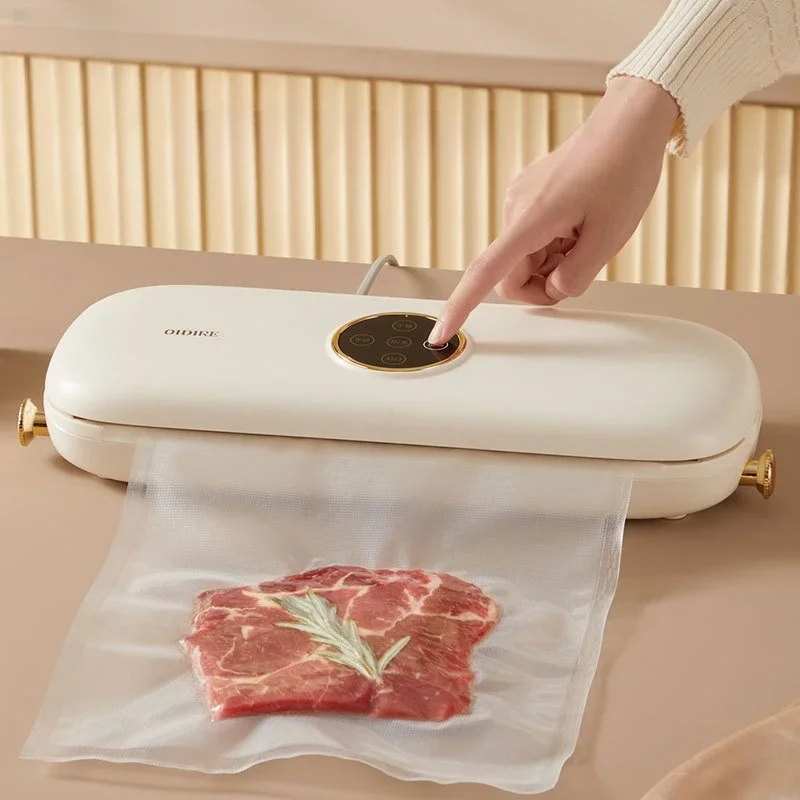 220V Vacuum Food Sealers Vacuum Sealing Machine Household Fresh Food Packaging Sealing Machine Food Vaccum Sealer