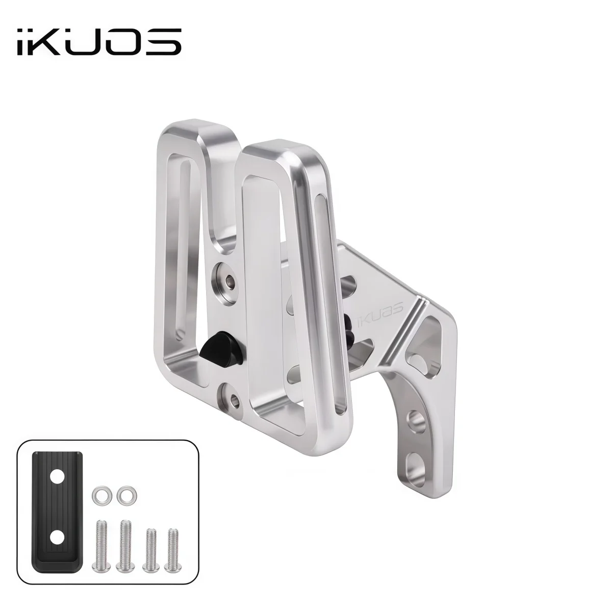 IKUOS PNS03 Erhöhter vorderer Gepäckträgeradapter für Dahon/Brompton/JAVA Neo Falträder – CNC-Aluminium mit integriertem Schnellverschluss – Detail 11