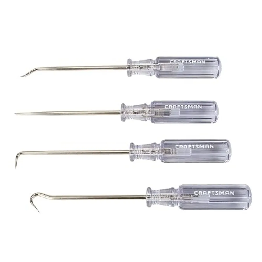 

Screwdriver Set, Pick and Hook, Acetate Handle, 4 Piece