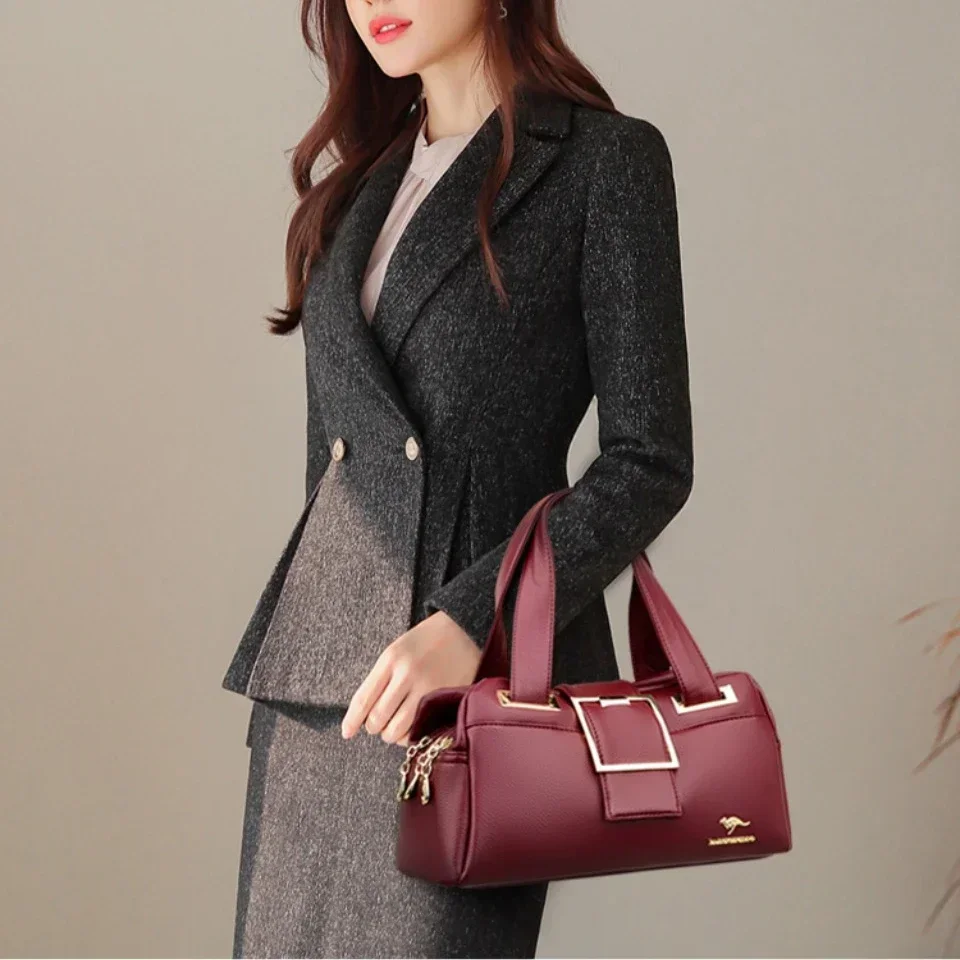 3 layer Large Capacity Tote Bag Luxury Handbags Women Bags Designer Ladies Boston Shoulder Bag High Quality MessengerBag Sac