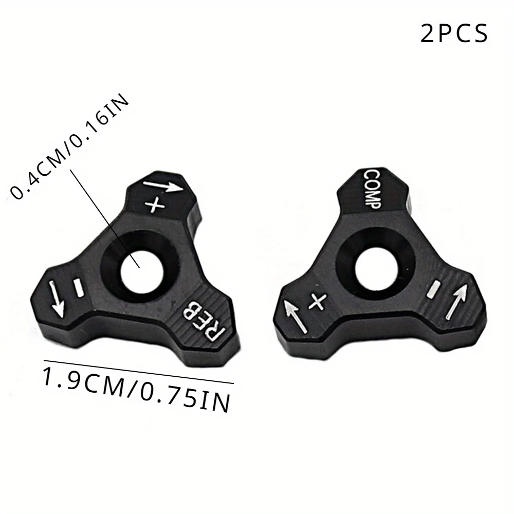 2PCS Suitable for KTM/Huswana front shock absorber adjustment knob CNC motorcycle modification accessories