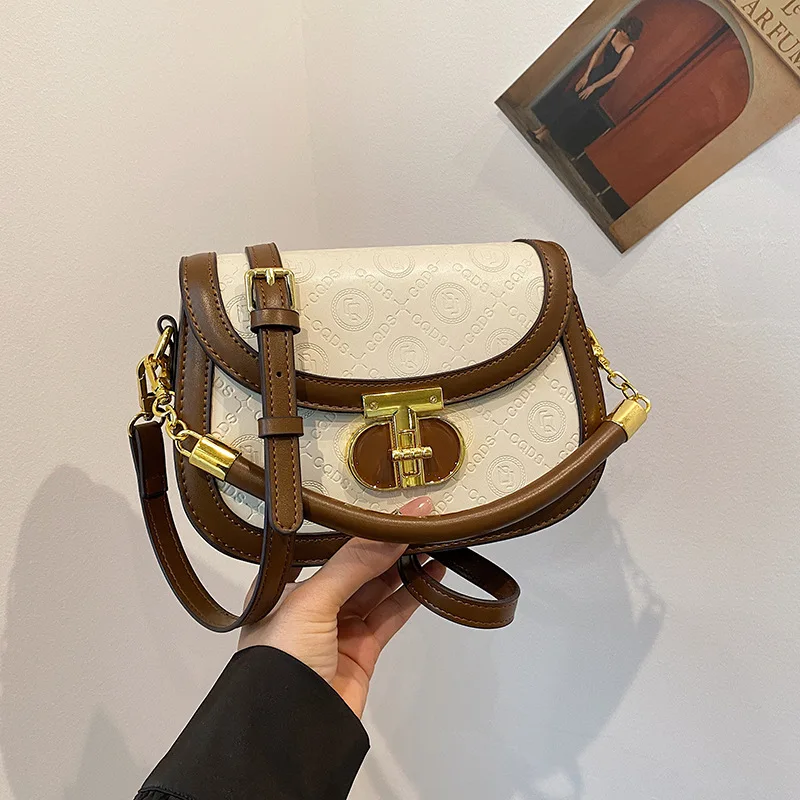 

2025 Niche Luxe Shoulder Bag, Women's Chic Crossbody Purse, Versatile Day to Night Tote, Minimalist Top Handle Bag, Leather Bag