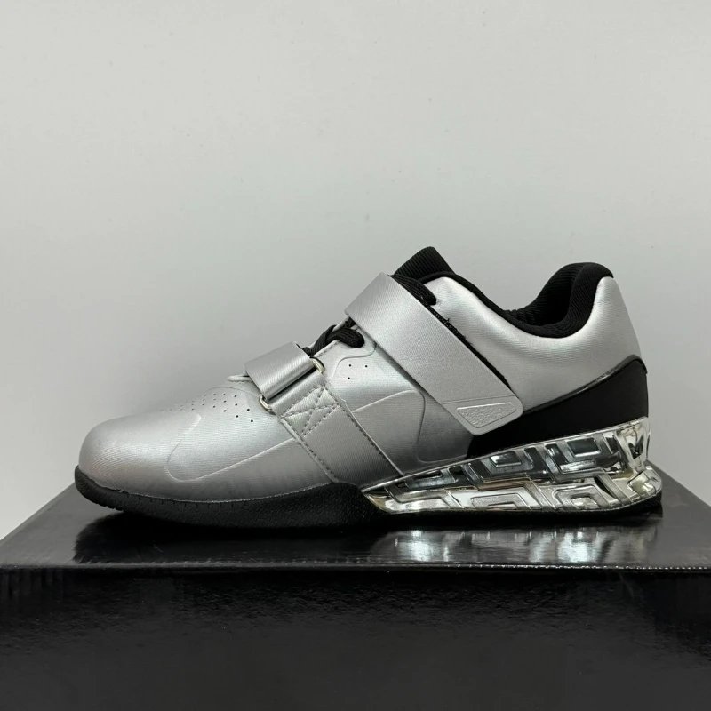 

Новые мужские дизайнерские кроссовки для тяжелой атлетики 2026 года, кожаные кроссовки для приседаний, удобная обувь для тренировок в зале