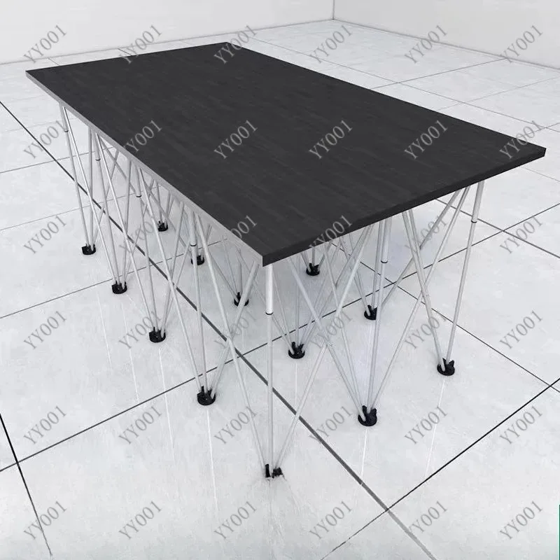 ortable Quick Telescopic Workbench Stainless Steel Foldable Sawhorse Work Desk Rack Support