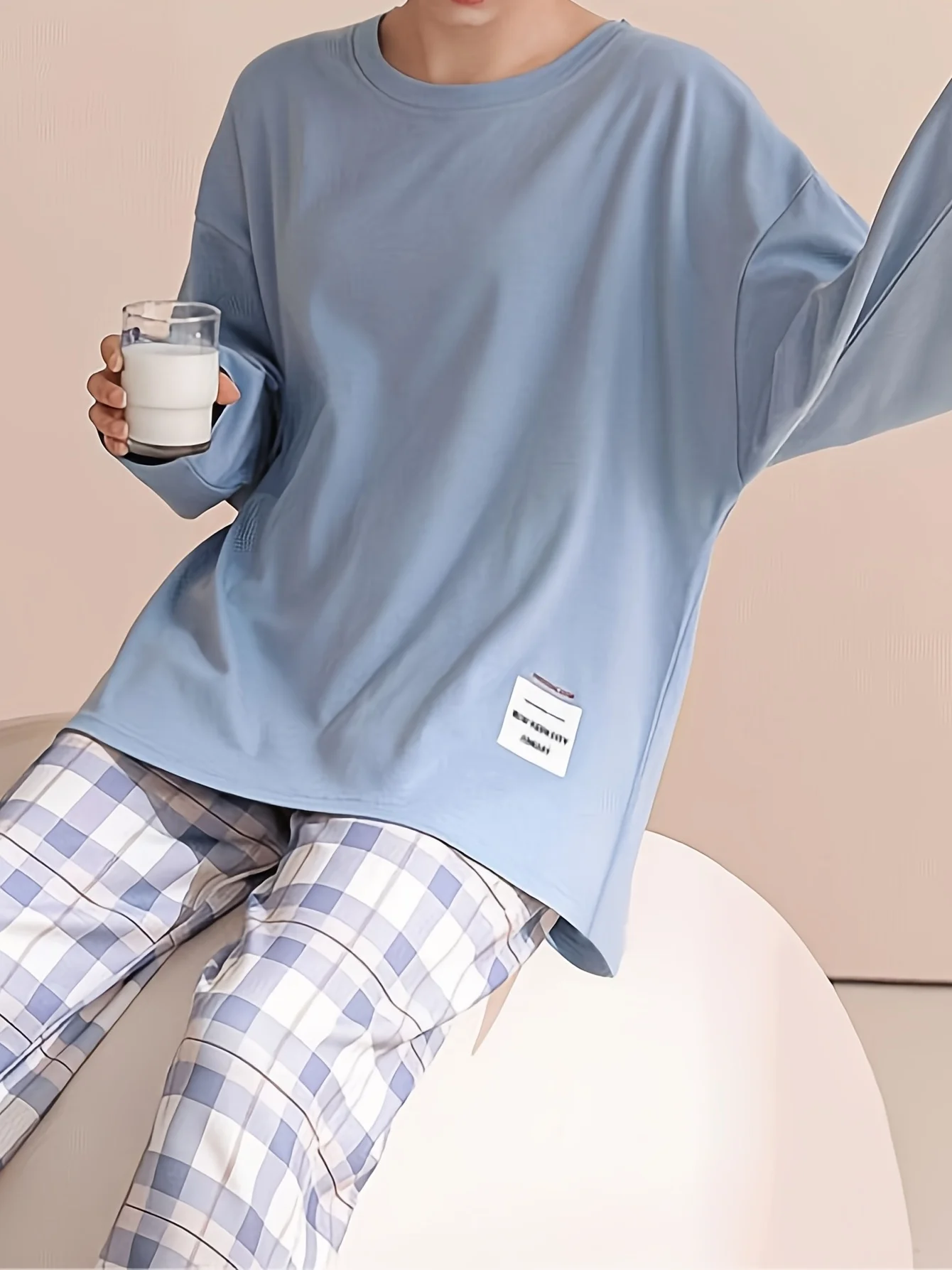 2-Piece Spring and Autumn Pajamas Set for Women Long Sleeve Korean Fashion Casual Sleepwear Loungewear Casual Pijama Set