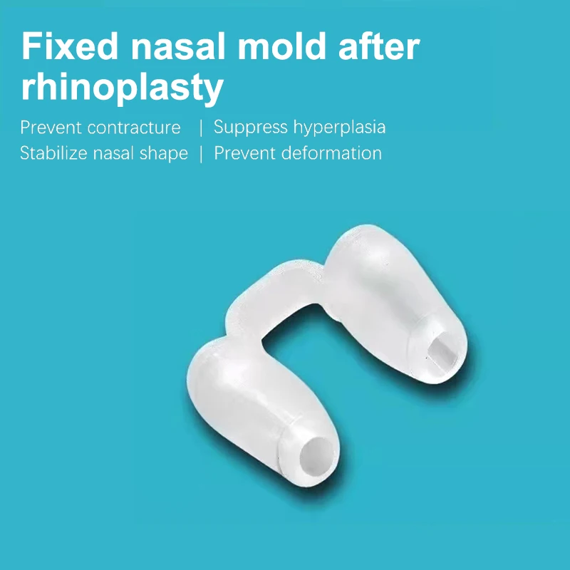 NEW Postoperative Rhinoplasty Nostril Support Device Silicone Shaping Crooked Nose Correction Fixator Silica Gel Nose Clip