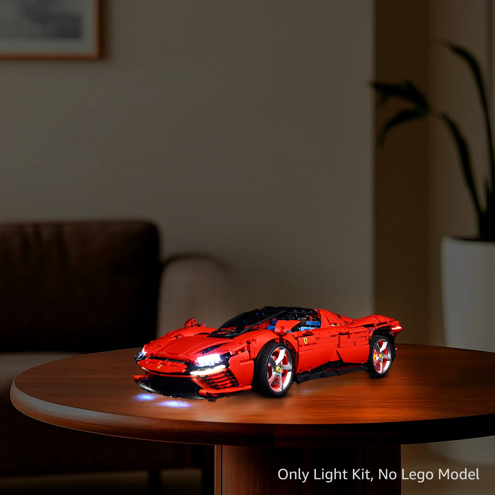 

Комплект светодиодных фонарей Kyglaring подходит для Lego Ferrari Daytona SP3 42143, декоративная лампа из строительного блока, модель в комплект не входит