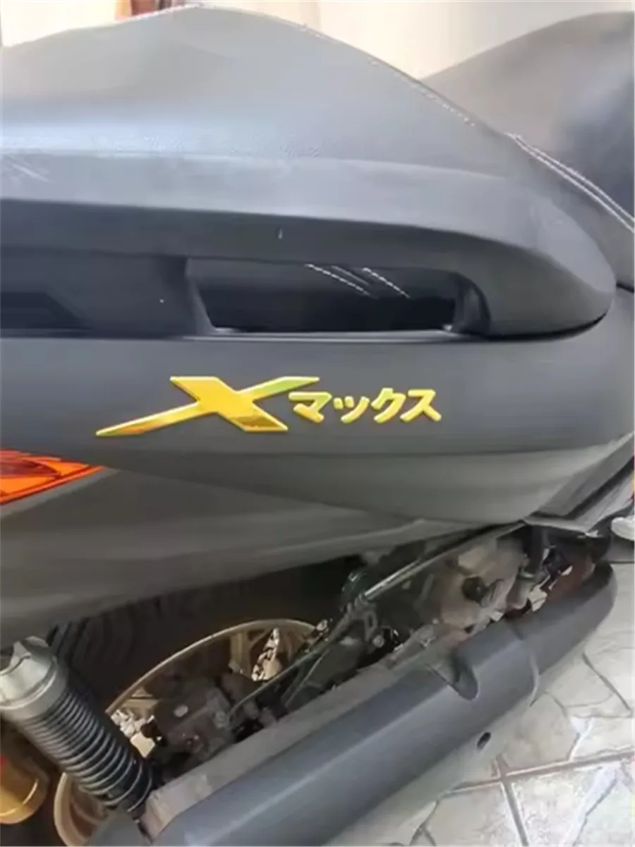 AliExpress NONE For YAMAHA XMAX X-MAX 125 250 300 400 Logo Emblem Japanese Kanji 3D Resin Gel Stickers Motorcycle Motor Bike Scooter Body Decals