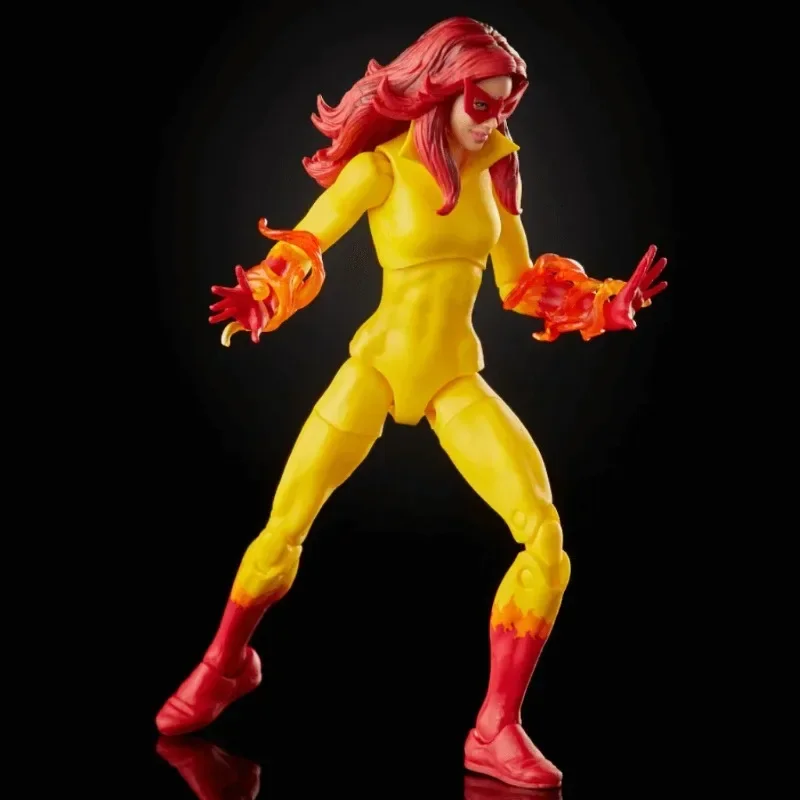 In Stock Marvel Legends Series Firestar Action Figure accessori per modelli da collezione giocattolo decorazione da tavolo statua giocattolo per bambini regalo