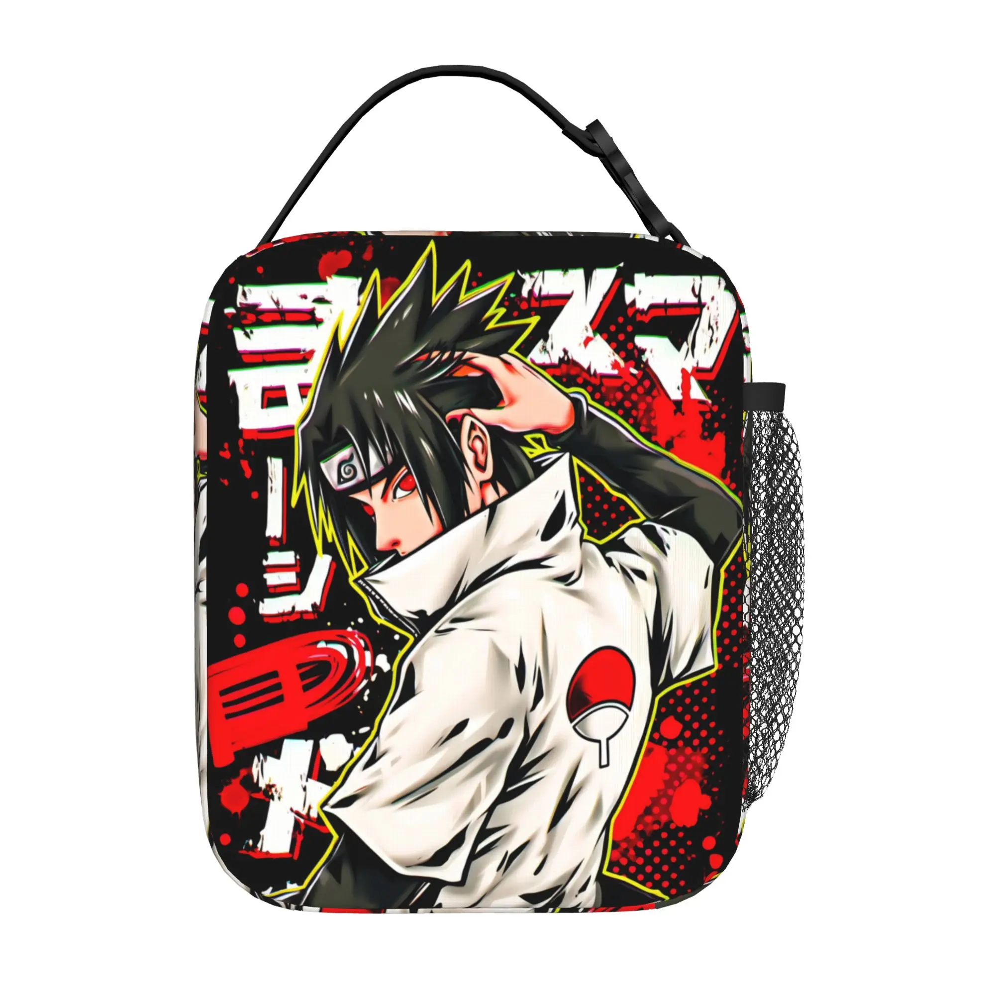 Naruto anime comic Insulated Lunch Bag Meal Pack Rice Bag  bolsa Student Bento Lunch Handbag Insulation