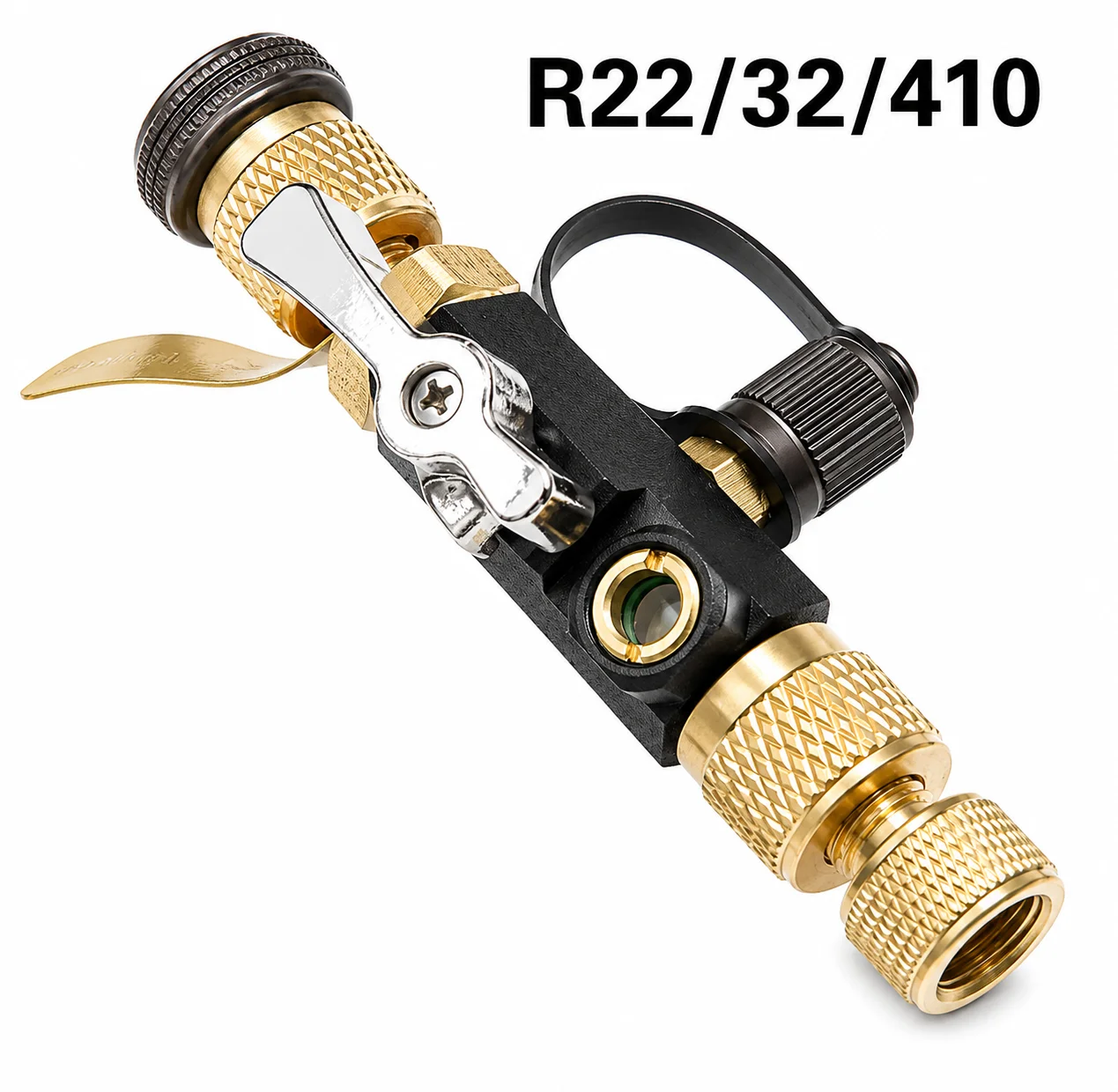 HVAC Valve Core Removal Tool Quick Replace Schrader Valve Core Wrench No Refrigerant Release for Air Conditioner R22 R32 R410A