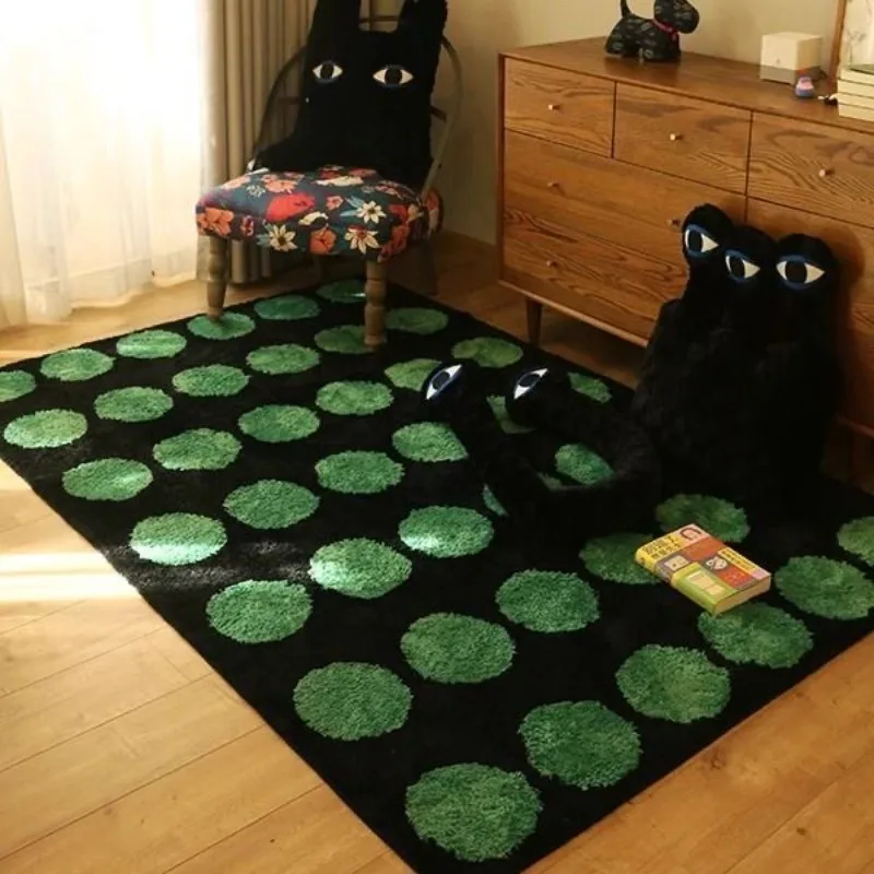 Flocked carpet, bedside blanket, home sofa, living room, floor mat room, tufted carpet