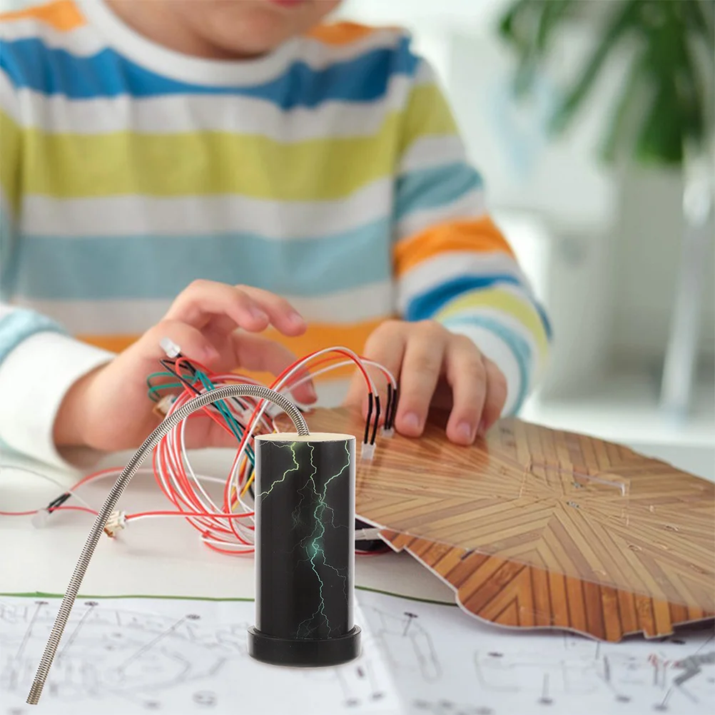 2 pezzi Thunder effetti sonori strumento Viboators giocattoli percussioni doppiatura tamburo a molla bastoncini musicali in legno per bambini