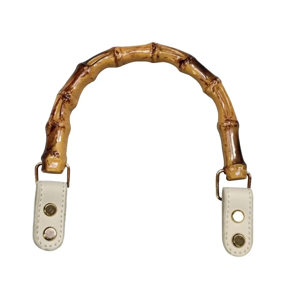 مقابض محفظة جديدة من الخيزران قابلة للفصل مع مشبك من البلاستيك وحقيبة من الخيزران وحزام حقيبة الكتف