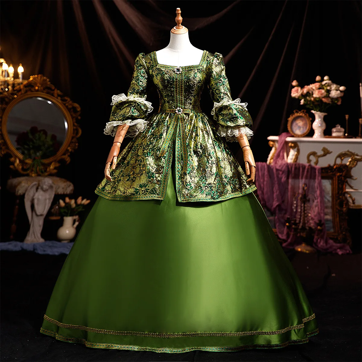 

Vintage Mori Halloween Witch Drama Walk Show Court Photography Travel Photography Film And Television Drama Performance Costumes