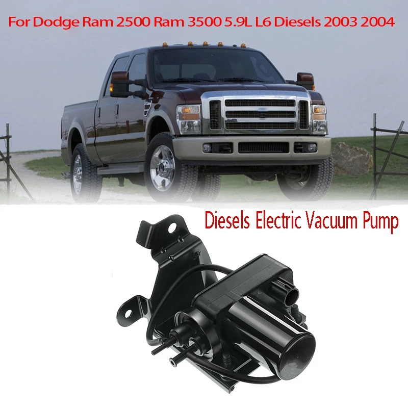 Car Crude Oil Electric Vacuum Pump For Dodge Ram 2500 Ram 3500 5.9L L6 Crude Oil 2003 2004