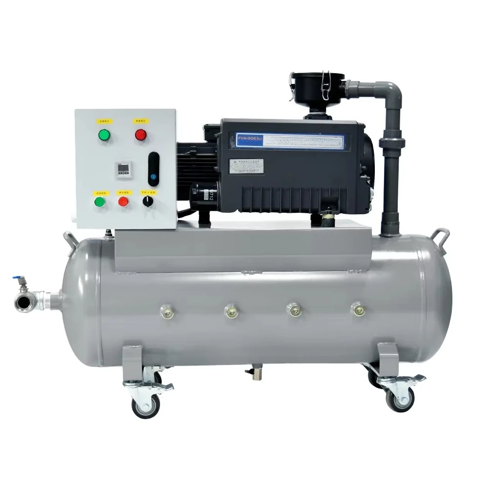 

FVN-0063-S 380 В 1,5 кВт 2 л 63 м3/ч 37CFM Роторно-лопастной вакуумный насос для вакуумной формовки с резервуаром воздушного компрессора 100 л