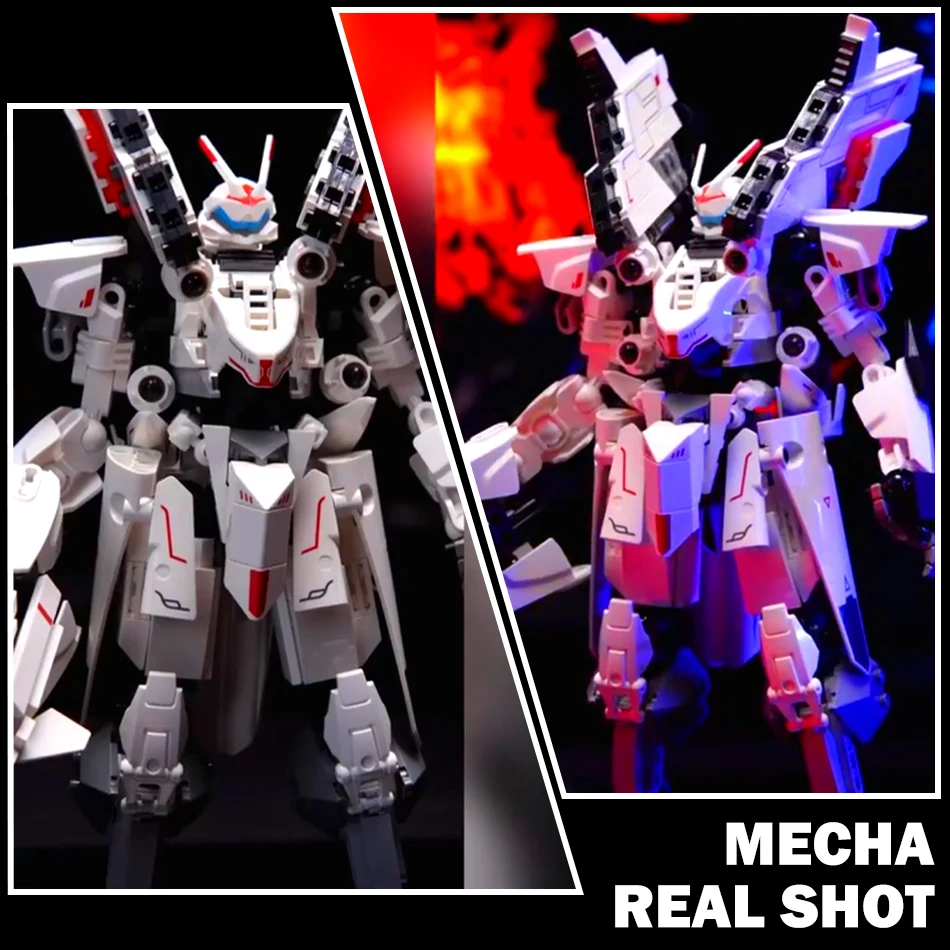 654 PCS MOC Super Mecha Champions AURORA Model Building Blocks