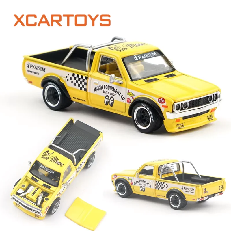 XCARTOYS 1/64 Legierung Auto-Modell Mini-Fahrzeuge Datsun PANDEM DATSUN 620 Moon Eyelid Auto-Modell Sammlerstück Dekoration