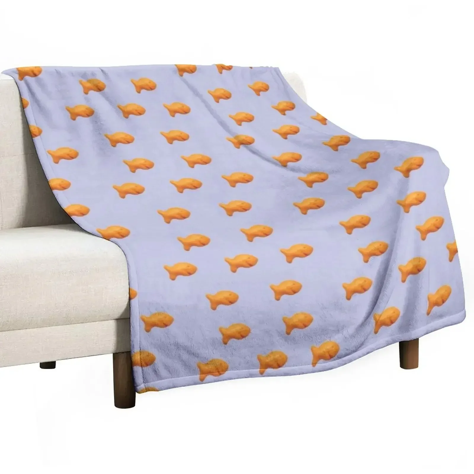 Goldfish Crackers Throw Blanket Bed covers Luxury St Flannel Blankets