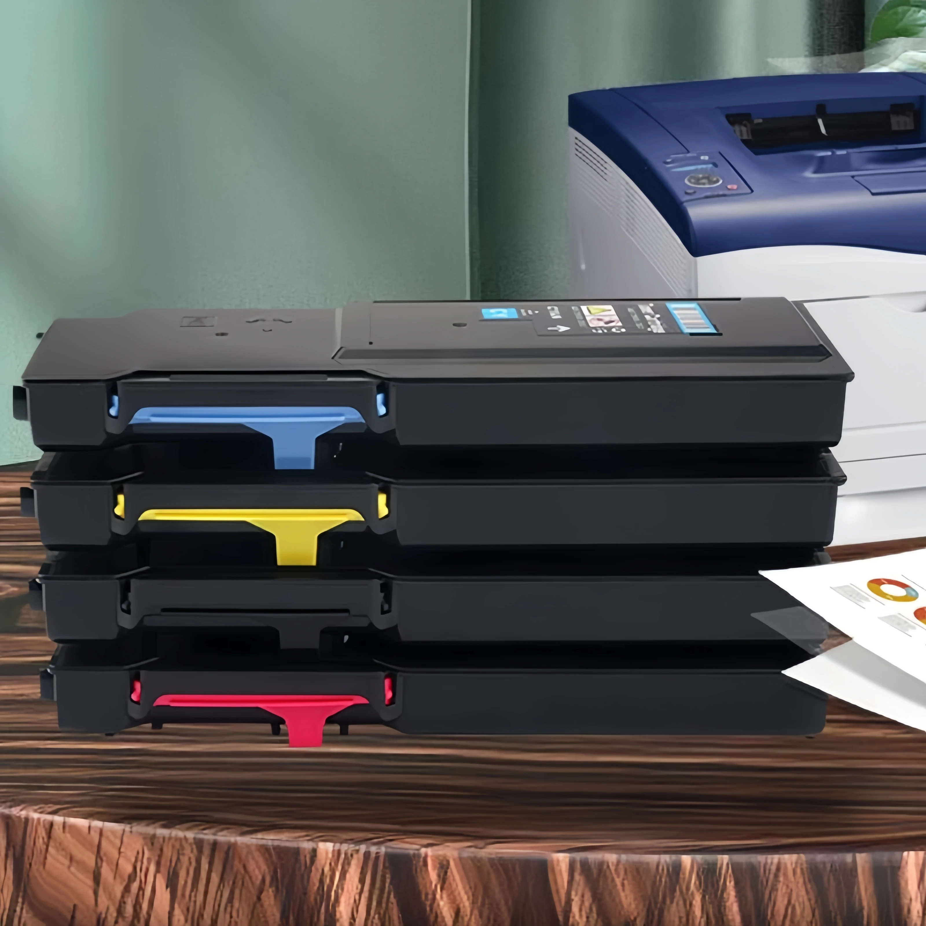 4 Color Toner Cartridge for Xerox VersaLink C400N C400DN C400DNM C400 C405 Powder Reset