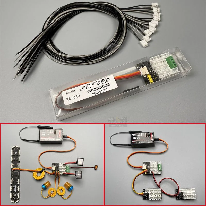 

Модуль управления платой расширения легкой группы для 1/14 1/10 гусеничного автомобиля Traxxas TRX4 Excavator Truck Tamiya RC Truck SCANIA 770S
