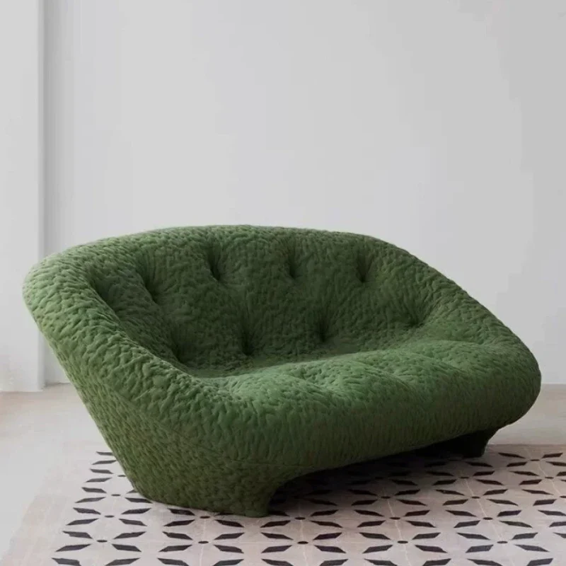 Furniture Home Designer Small Apartment Italian Shell Shape Fabric Sofa Living Room Sofas And Seating Couch 200cm Armchair
