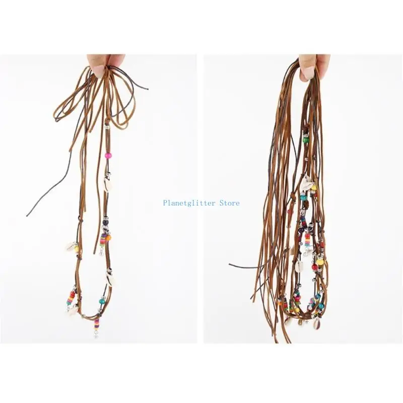 652B Cowboyhutband DIY Westernhutgürtel Westernperlenhutband Strohhutband