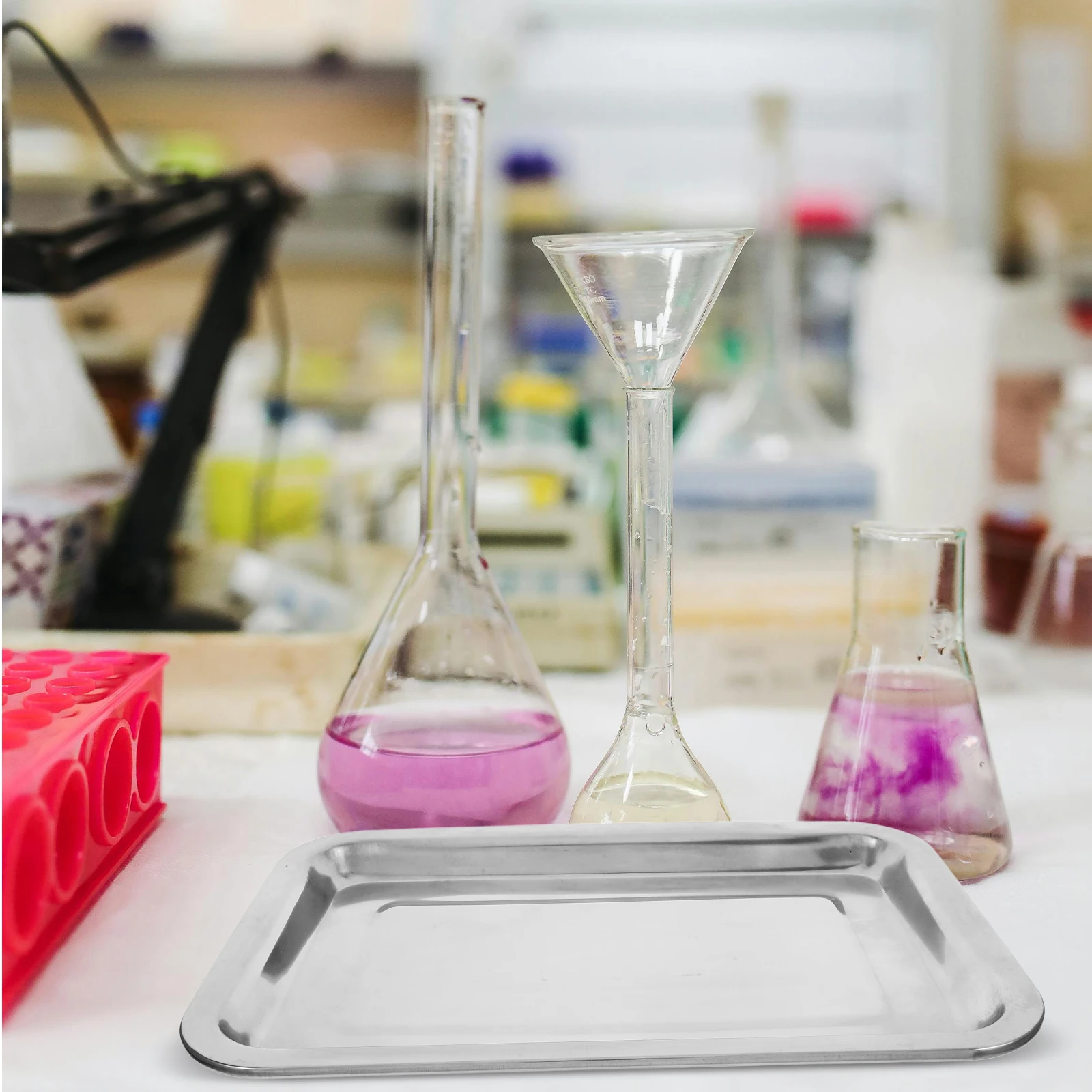 

Anti-leak Tray Laboratory Melamine Plate Metal Chemical Equipment Experimental Consumables