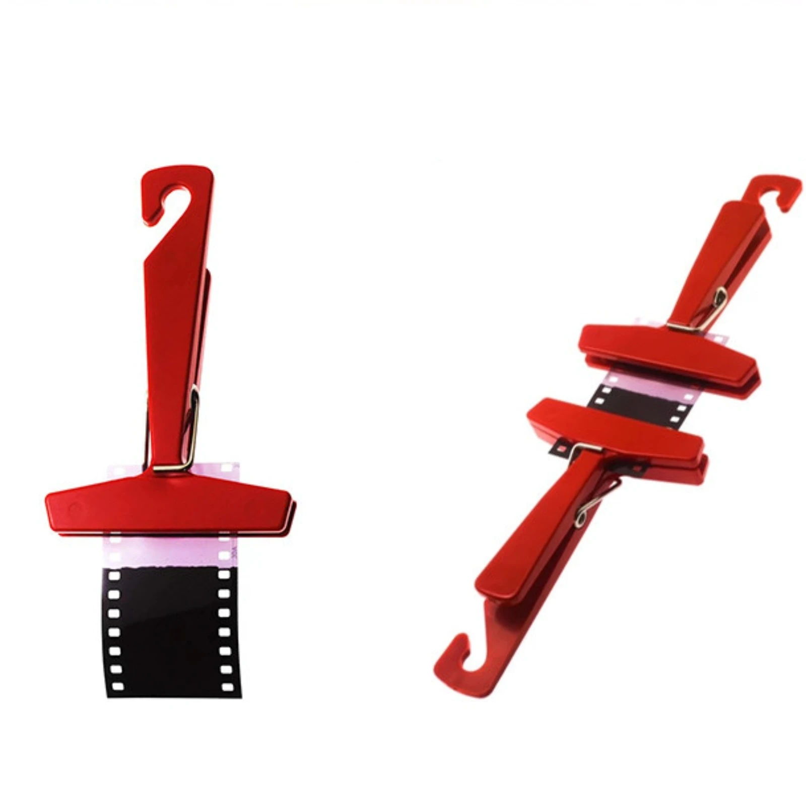 Film Hanging Clip Wide Clamp Darkroom Film Clip Negative Drying Hanger Hook Top Red