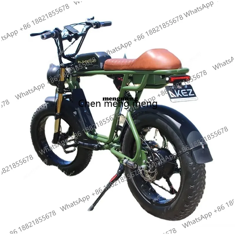 Practical Hot Sale 750W Aluminum Alloy Tube Shoulder Shock Absorption Electric Bike with 48V Motor 20 Inch Fat Tire Ebike