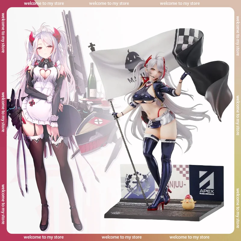 

Azur Lane Anime Figures Kms Prinz Eugen Figure Racing Suit Pvc Model Gk Statue Collectible Toy Decoration Doll Children Gifts
