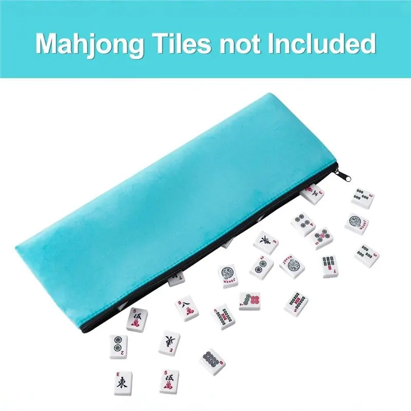 【Big Sale !!】Empty Mahjong Bags American-Style Mahjong Zipper Pouch For Game Player Lover Gift