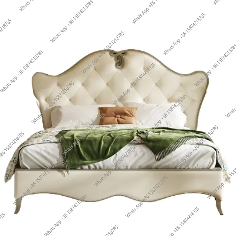 X American Estetica Letto Camera da letto Confortevole moderno Letto di lusso leggero di alta qualità Minimalista Letto Matrimoniale Mobili per la casa