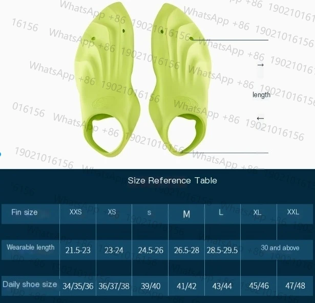 Professional Training Swimming Fins Flexible Soft Comfort Adult Snorkeling Foot Flipper Diving Fins New